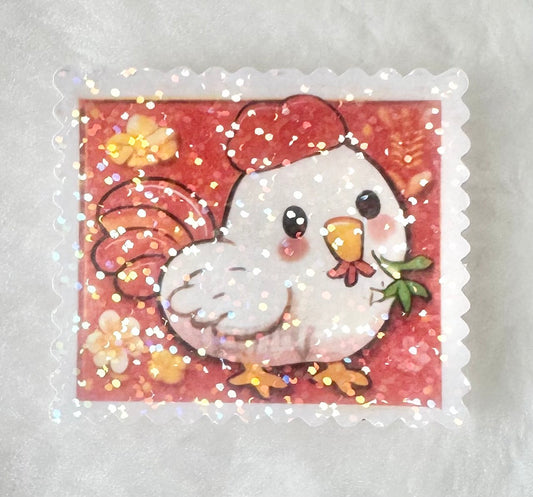 Rooster Zodiac Sticker