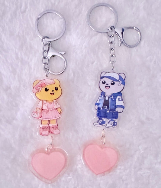 Boy and Girl Keychain Bundle